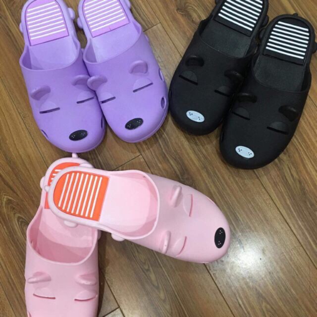 Dép thú con heo