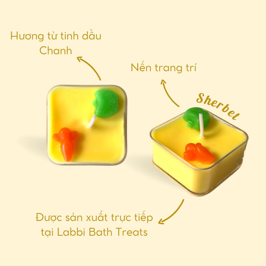 SHERBET CANDLE [Labbi] Nến trang trí / Candle / Nến vuông