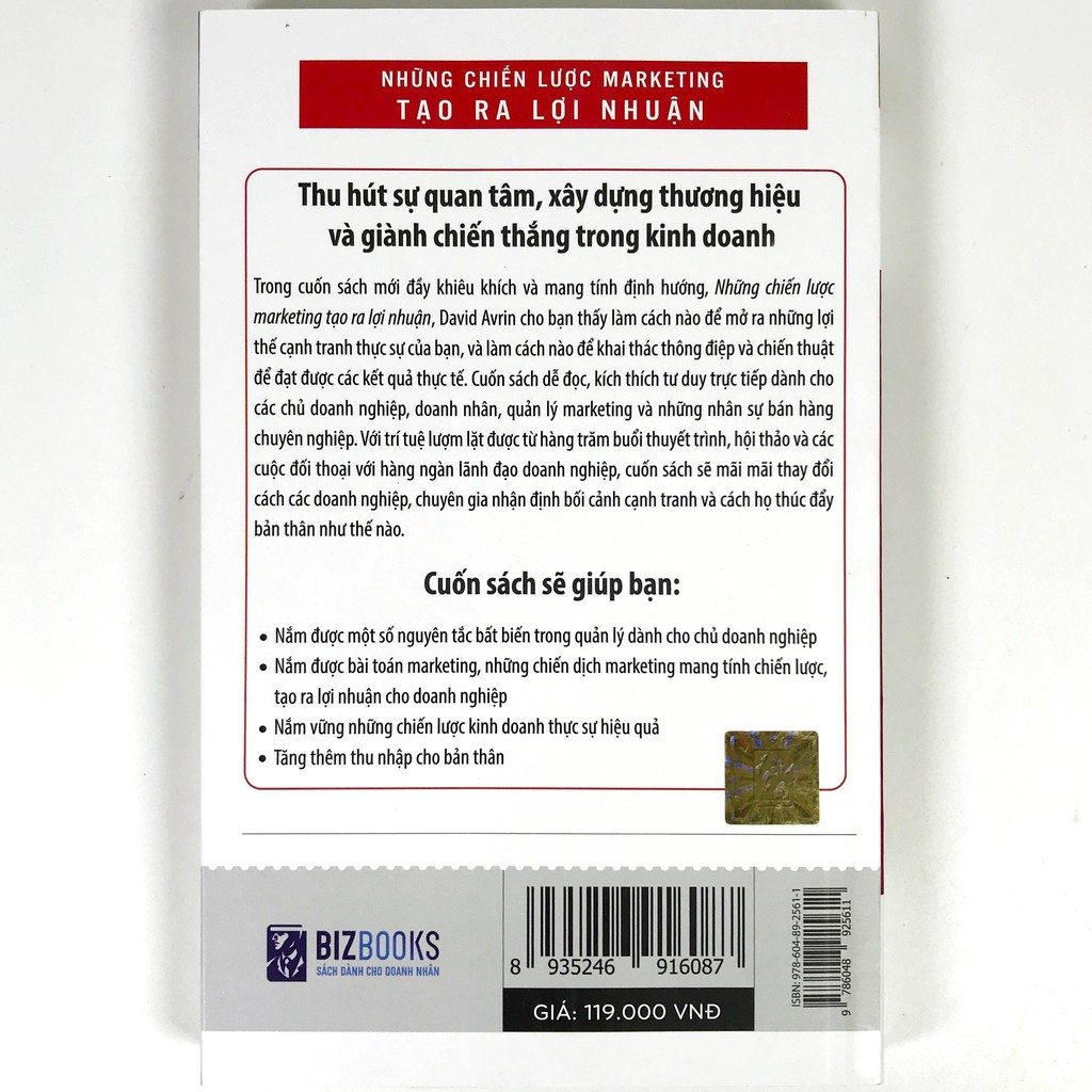 Sách - Những Chiến Lược Marketing Tạo Ra Lợi Nhuận | BigBuy360 - bigbuy360.vn