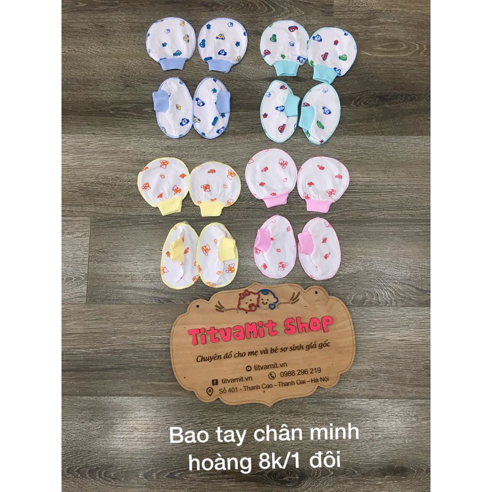 [HÀNG LOẠI 1] Bao tay chân minh hoàng cho bé