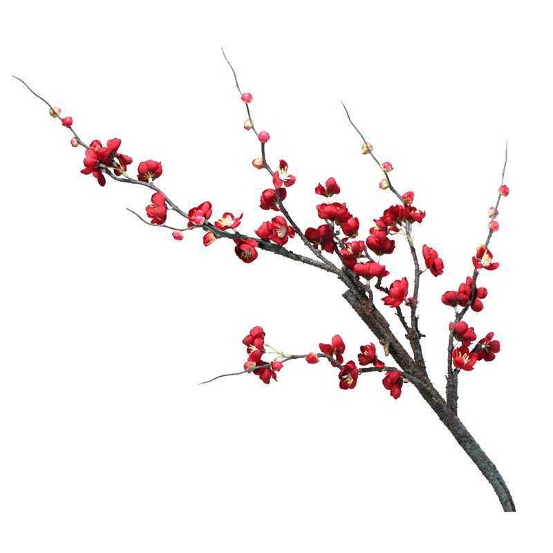 Cành đào giả trang trí nghệ thuật chưng tết, phụ kiện chụp ảnh sản phẩm