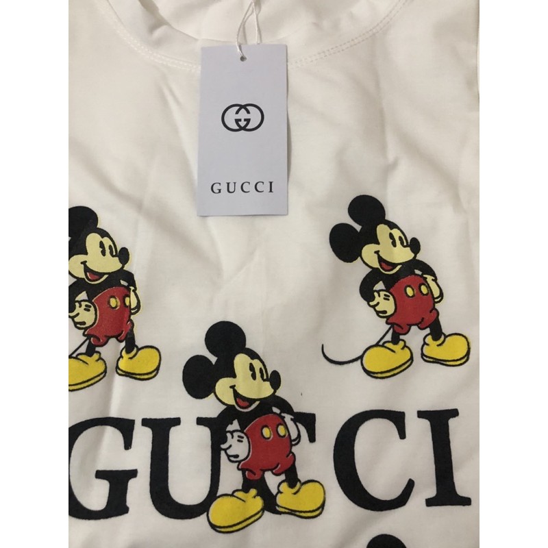 [Ảnh thật 100%] Áo phông qc fom rộng dấu quần Gucci