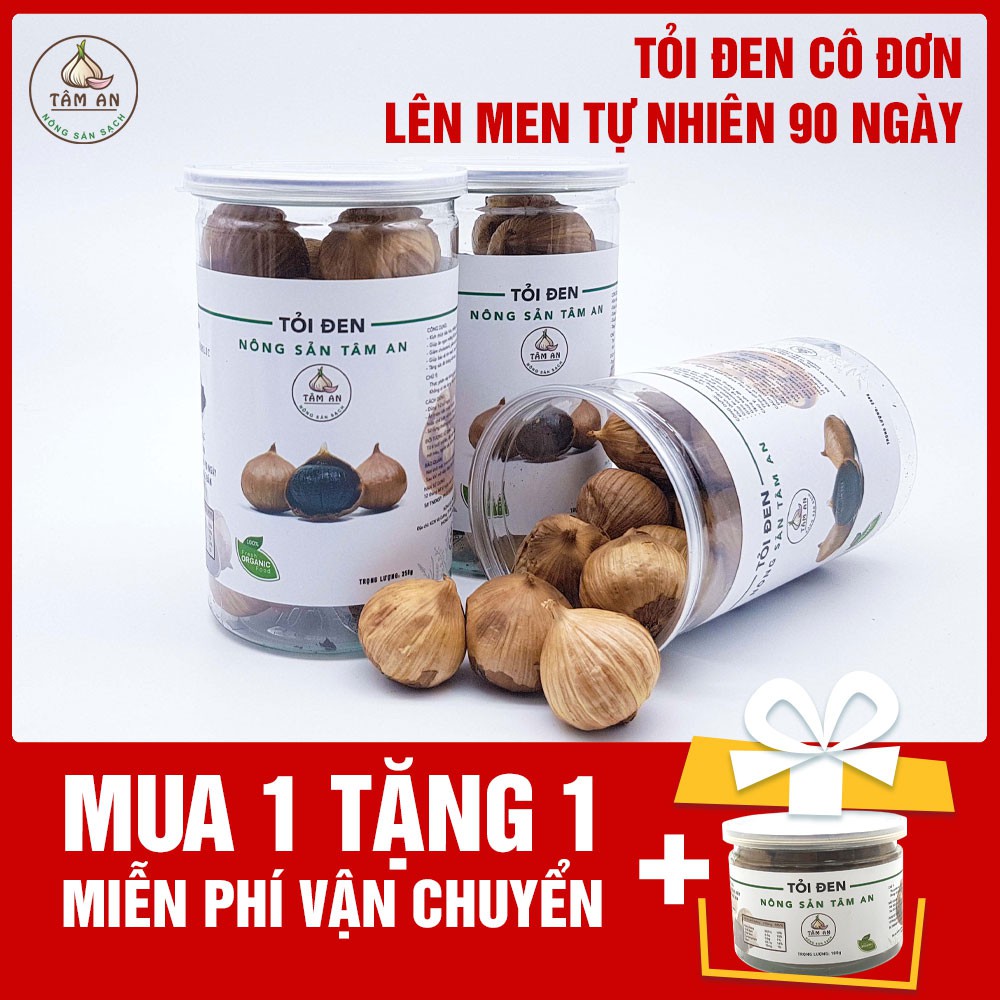 Tỏi đen cô đơn cao cấp Tâm An hộp 250g.