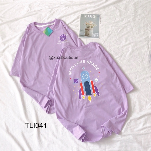 k- Áo thun tím vũ trụ 🚀🚀🚀