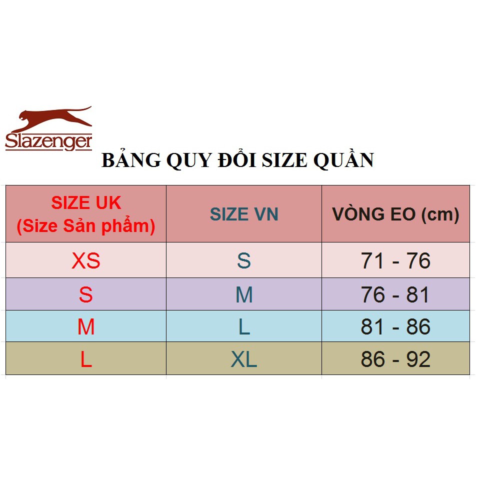 Quần short nam Slazenger Woven (màu Royal Blue #2) - Hàng size UK