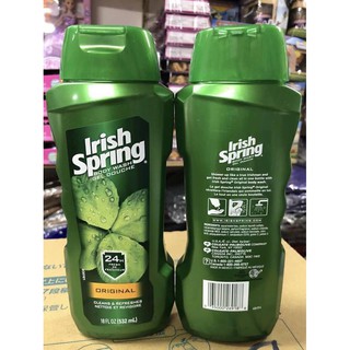 Sữa tắm gội cho nam irish spring 532ml