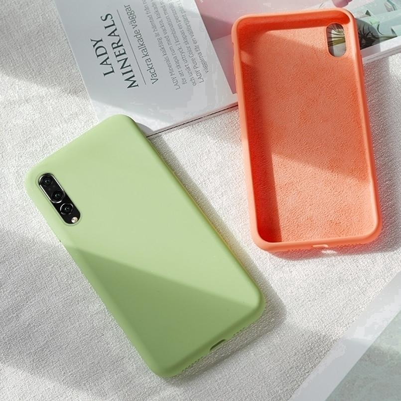 Soft Case Xiaomi Mi Mix 2 2S Redmi GO Note 7 Pro Original Liquid Silicone Case