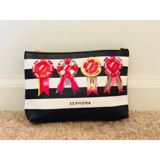 💥 Makeup bag - Túi đựng mỹ phẩm Sephora ribbon