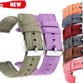 Ndk13 Dây đeo nylon cho đồng hồ thông minh Garmin Forerunner 645 / vivoactive3 18mm / 20mm / 22mm / 24mm - phikhang