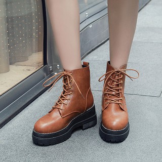 boot cao cổ nữ độn đế , bốt cổ lửng CÁ TÍNH - G285