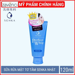 Sữa Rửa Mặt SENKA Tơ Tằm Perfect Whip Facial Foam Wash Cho Mọi Loại Da (120g)