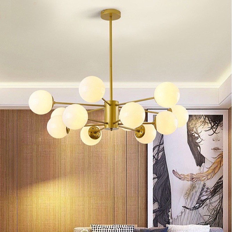 Đèn treo trần, đèn trần trang trí DCH 8743 số tay 12 tay