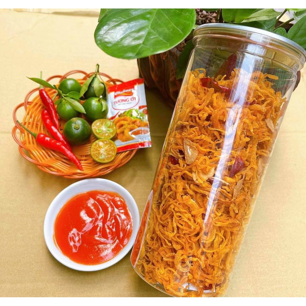 Khô gà bơ tỏi 300g Lê Hải, hàng loại ngon, không cay, đảm bảo atvstp