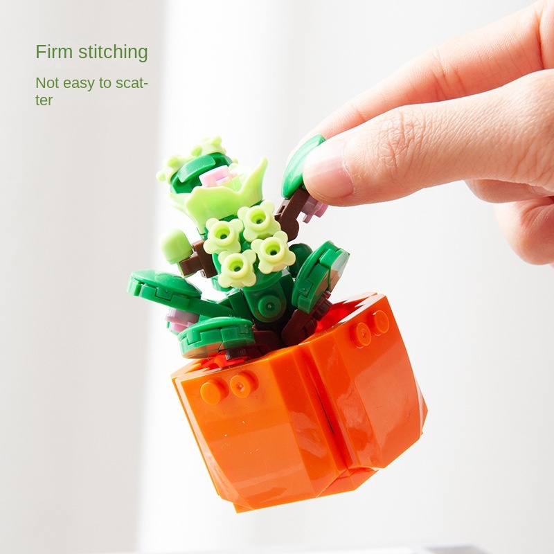 Bộ Đồ Chơi Lắp Ráp Chậu Cây Cảnh Dành Cho Trẻ