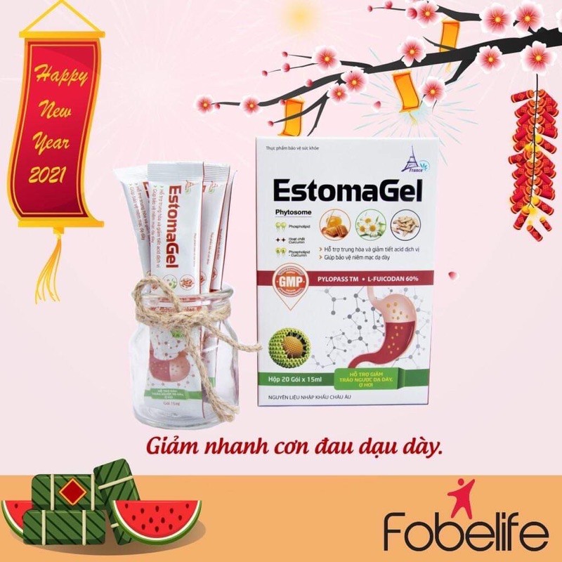 Giảm nhanh cơn đau dạ dày &amp; tá tràng- Đạt chuẩn GMP- Estomagel