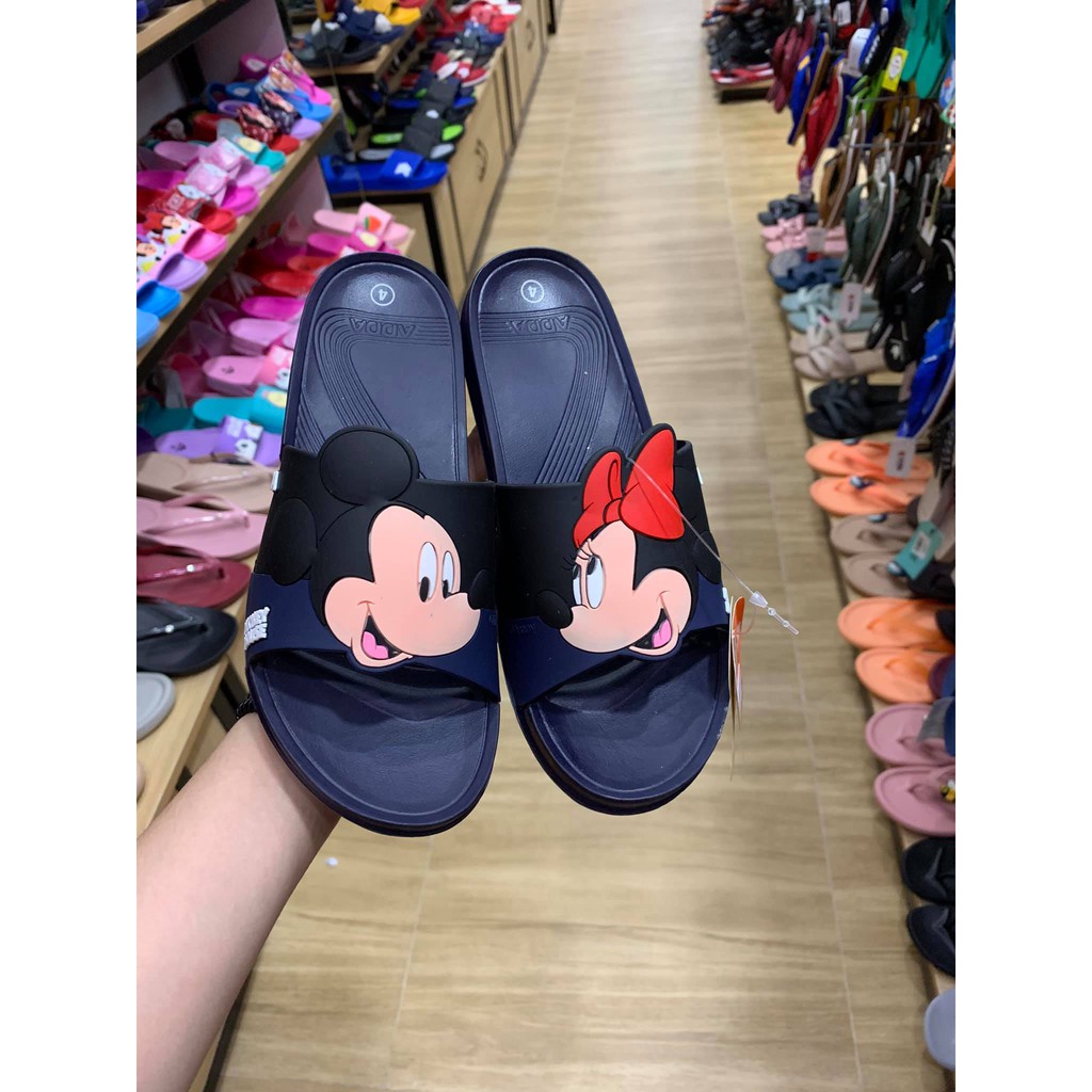 Dép quai ngang - ADDA 3TD01 - Mẫu nữ, đế đúc liền + xốp siêu nhẹ, có rãnh bám,...