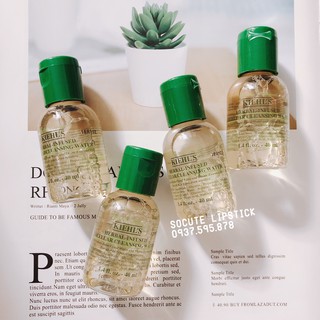 Nước tẩy trang Kiehl's Herbal Infused Micellar Cleansing Water 40ml