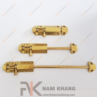 Chốt cửa bằng đồng NKD082 (Màu Đồng Vàng