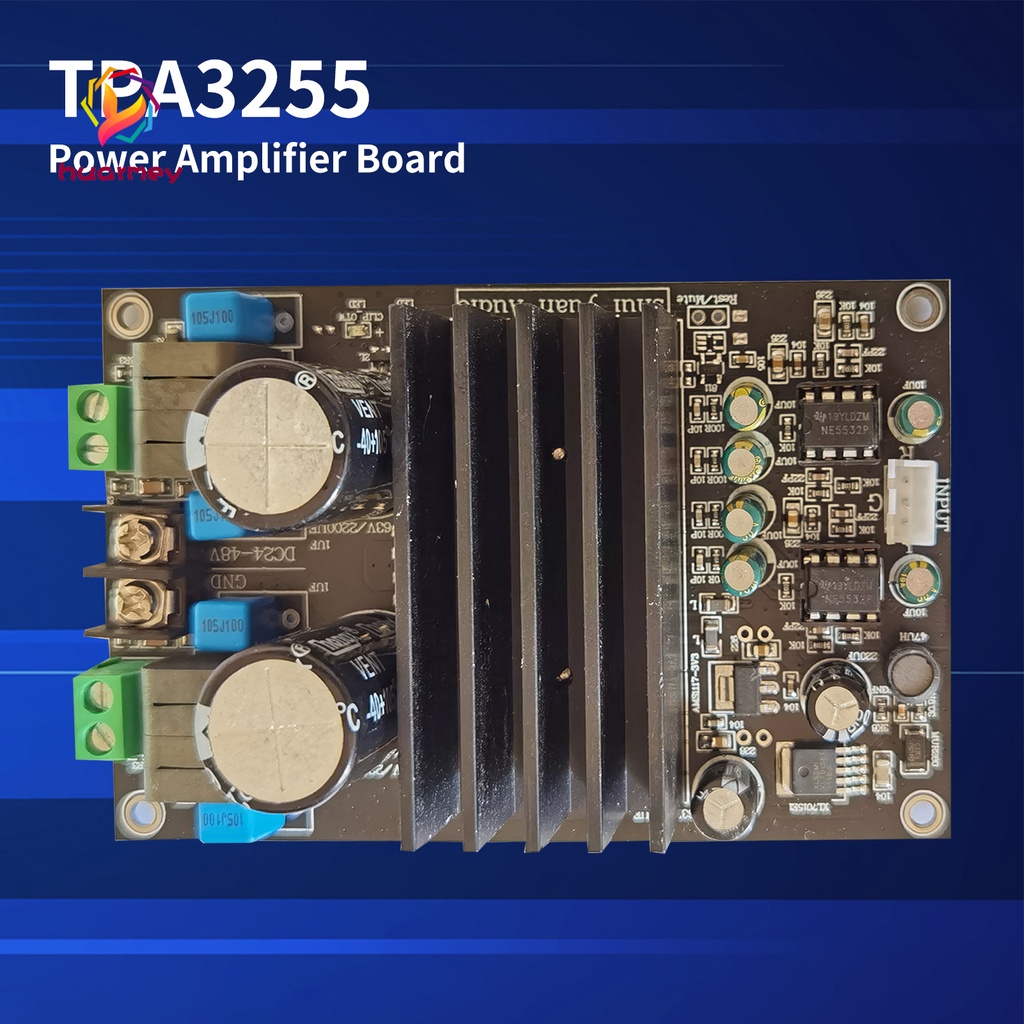 Bảng mạch khuếch đại âm thanh TPA3255 bằng kim loại với công suất cao