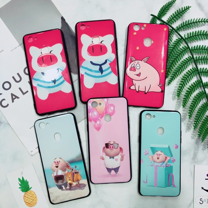 Ốp Lưng Oppo F7 Hình Kute Viền Nhựa Dẻo Hình Kute