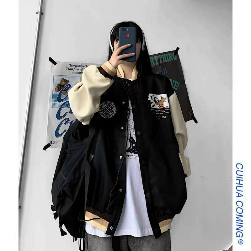 ÁO KHOÁC DÙ NAM NỮ KIỂU BOMBER FORM RỘNG HỌA TIẾT CỰC CHẤT , CHẤT DÙ 2 LỚP DÀY MỊN CSAK | BigBuy360 - bigbuy360.vn