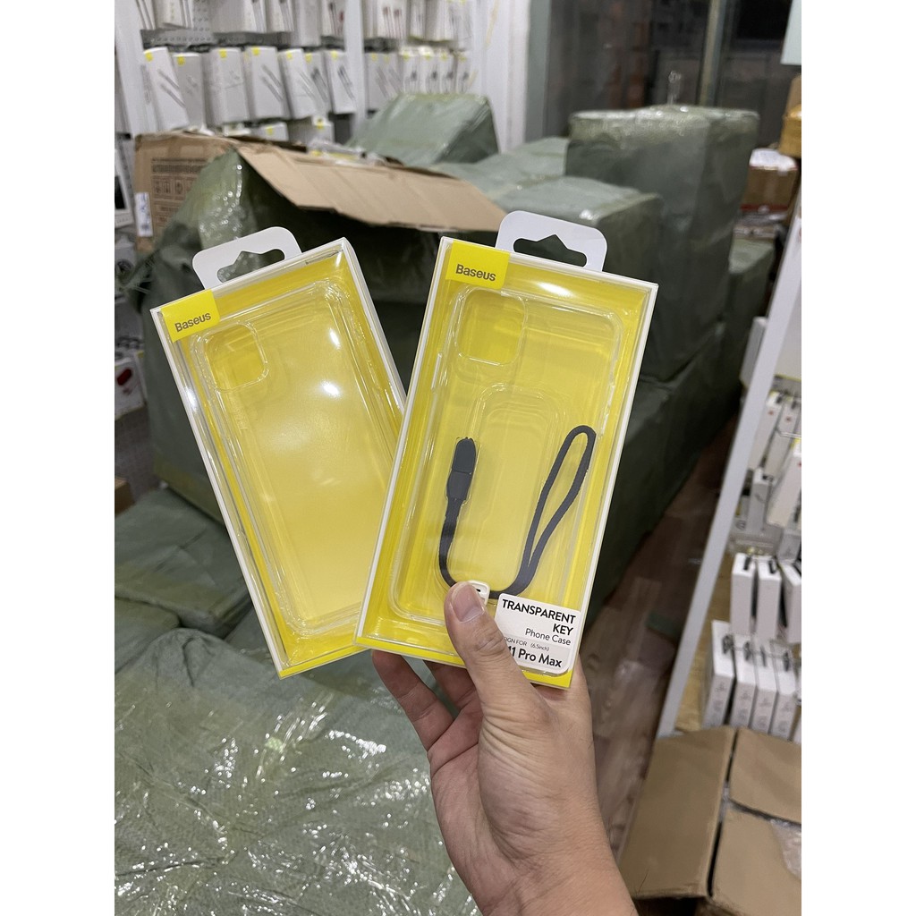 Ốp lưng chống sốc trong suốt Baseus Safety Airbags Case cho  11 Pro/11 Pro Max- Hàng Chính Hãng
