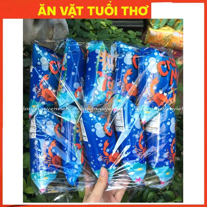 [Mã GROSALE5 giảm 10% đơn 150K] Bịch 10 gói Bim BIm snack Cua Vị Xốt Chua Ngọt 15g/gói