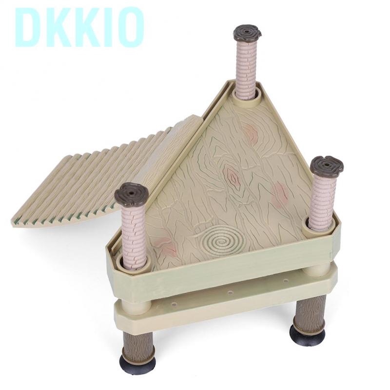 Bệ nuôi rùa thiết kế bậc thang tinh xảo dùng trang trí bể cá