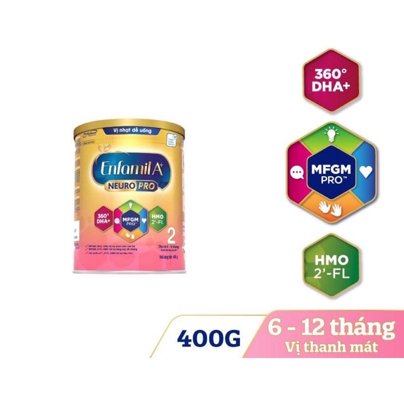 Sữa bột Enfamil số 2 lon 400g