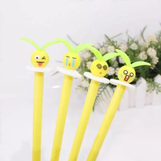 Bút nước mực xanh mầm cây biểu cảm