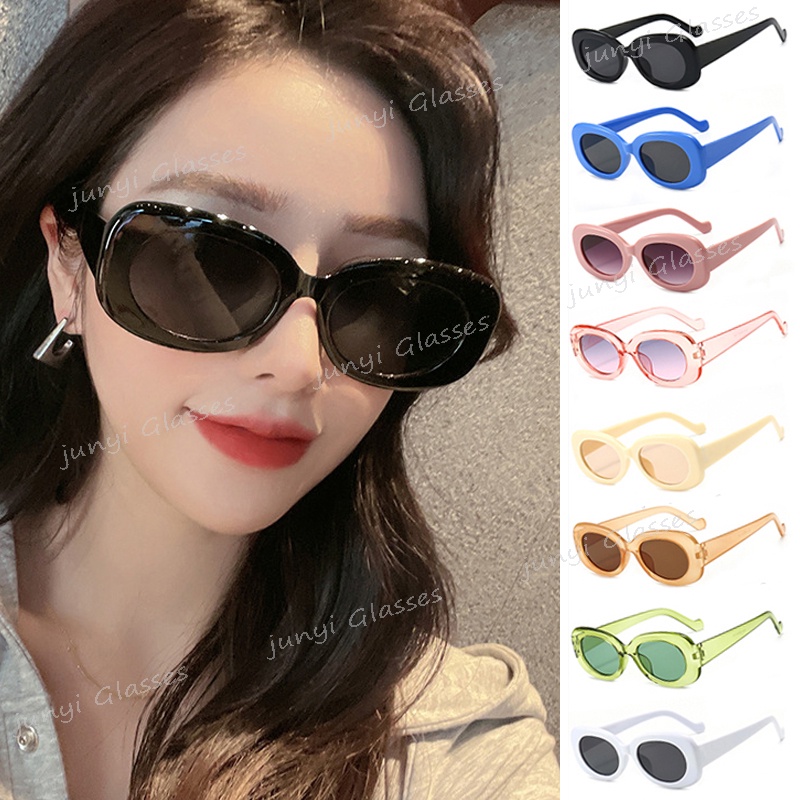 Mới Kính Mát Gọng Oval Thời Trang Dành Cho Nam Và Nữ