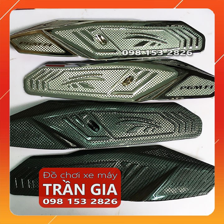 Ốp hông xe AB 125 150 năm 2020-2021 nửa đầu 2022 nẹp sườn airblade cacbon crom - phụ kiện trang trí air blade