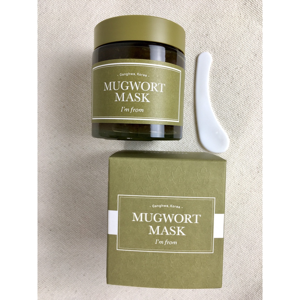 Mặt nạ ngải cứu I'm from làm dịu da sau mụn, da kích ứng I’M FROM Mugwort Mask 110g