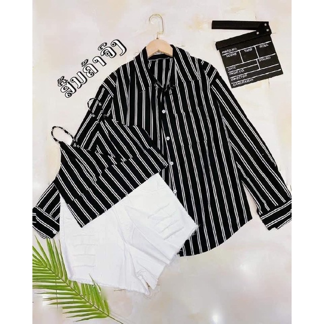 Sét áo sơ mi kẻ kèm áo 2 dây ❤️áo sơ mi nữ❤️ áo sơ mi unisex, áo nữ dài tay ulzzang