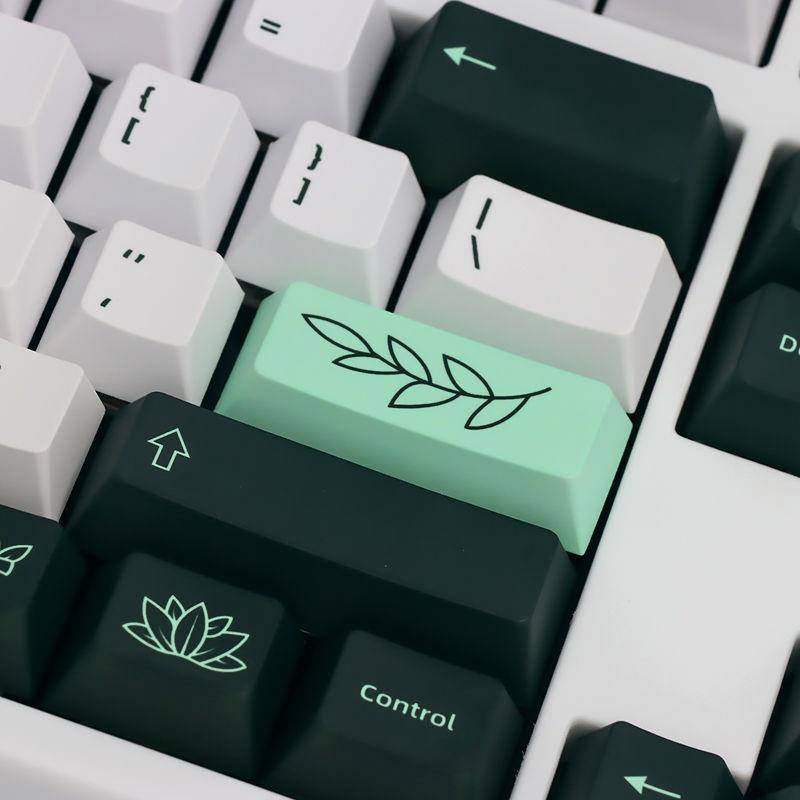 Botanical Keycaps Cherry Profile PBT Nút Bàn Phím 147 Phím Cho Bàn Phím Cơ 61 64 65 68 75 84 87 96 98 104 108