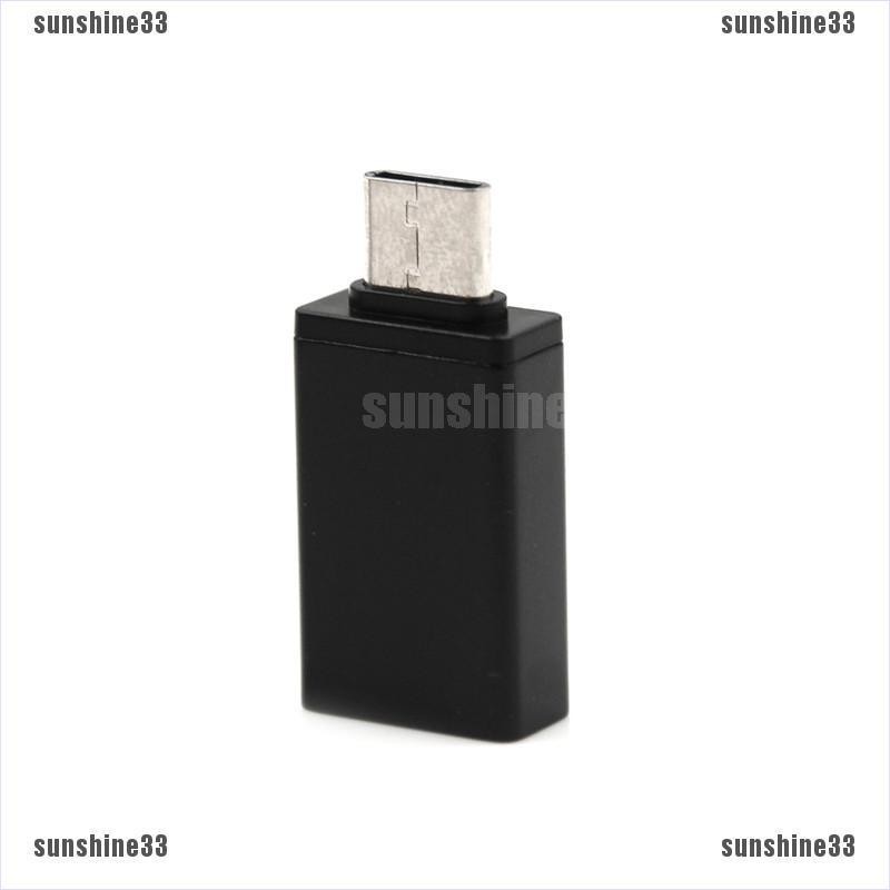 1Pc USB Type C Male to USB 3.0 Female OTG Data Sync Adapter For Phone Macbook