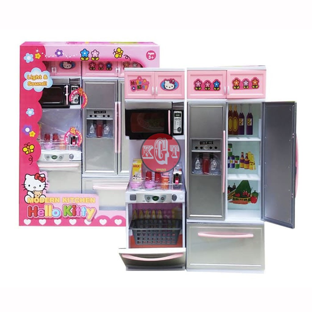 Bộ Đồ Chơi Nhà Bếp Hello Kitty Cho Bé (Cam Kết Hàng Như Ảnh, Lỗi 1 Đổi 1)