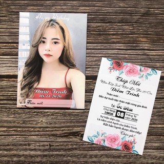 Thiệp Sinh Nhật In Hình