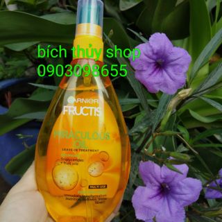 Tinh dầu dưỡng tóc GARNIER FRUCTIS MIRACULOUS OIL
