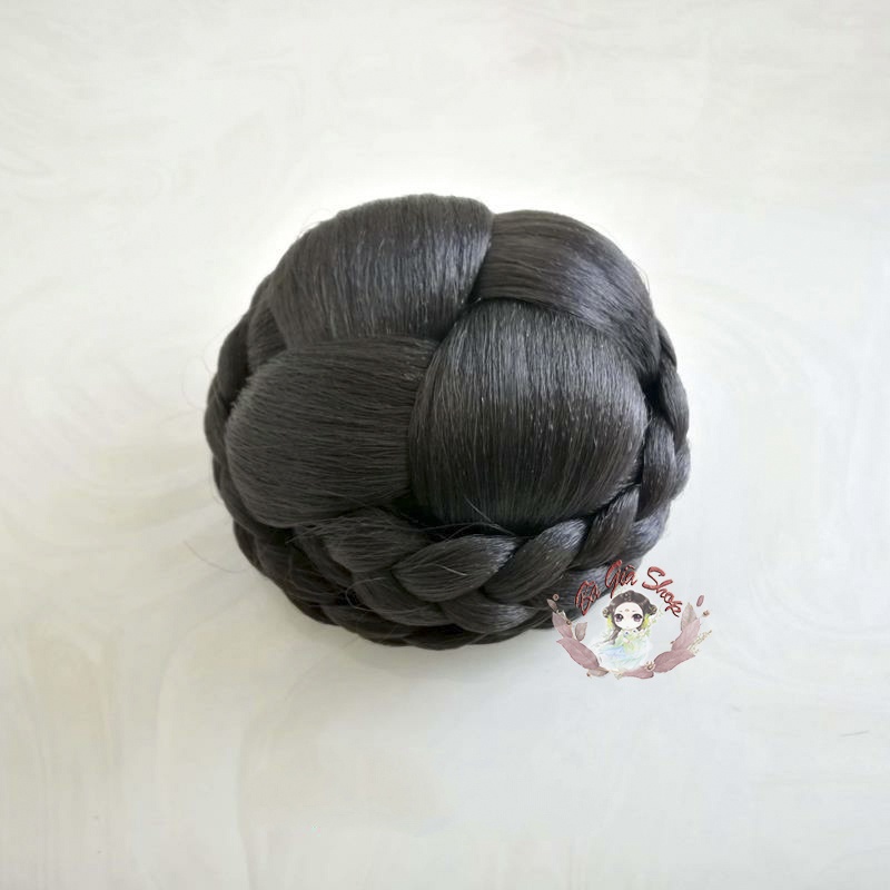 Búi tròn 9cm búi tóc giả cổ trang