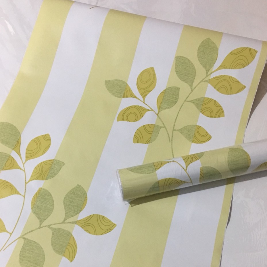 10M GIẤY DÁN TƯỜNG CÀNH LÁ (dài 10m x rộng 45cm / cuộn) 5110, decal sẵn keo trang trí. | BigBuy360 - bigbuy360.vn