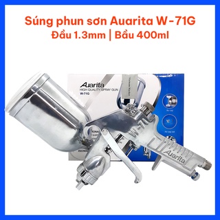 Súng phun sơn đầu 1.3mm W71 Auarita dùng khí nén