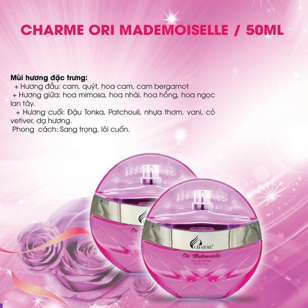 [Chính Hãng 100%] Nước Hoa Charme Ori Mademoiselle (100ml) | WebRaoVat - webraovat.net.vn