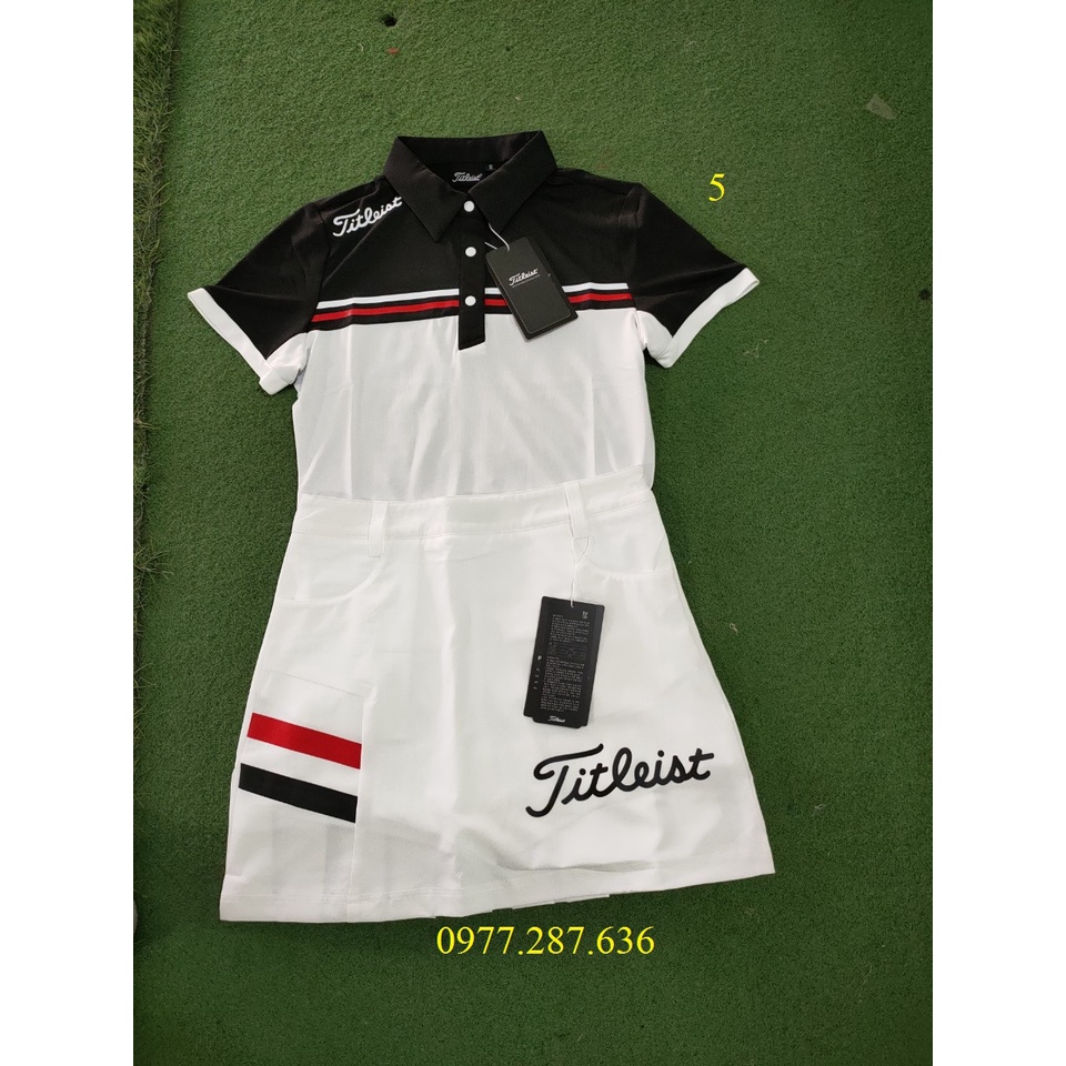 Set chân váy và áo golf nữ thời trang Titleist thể thao cao cấp shop GOLF PRO AV003