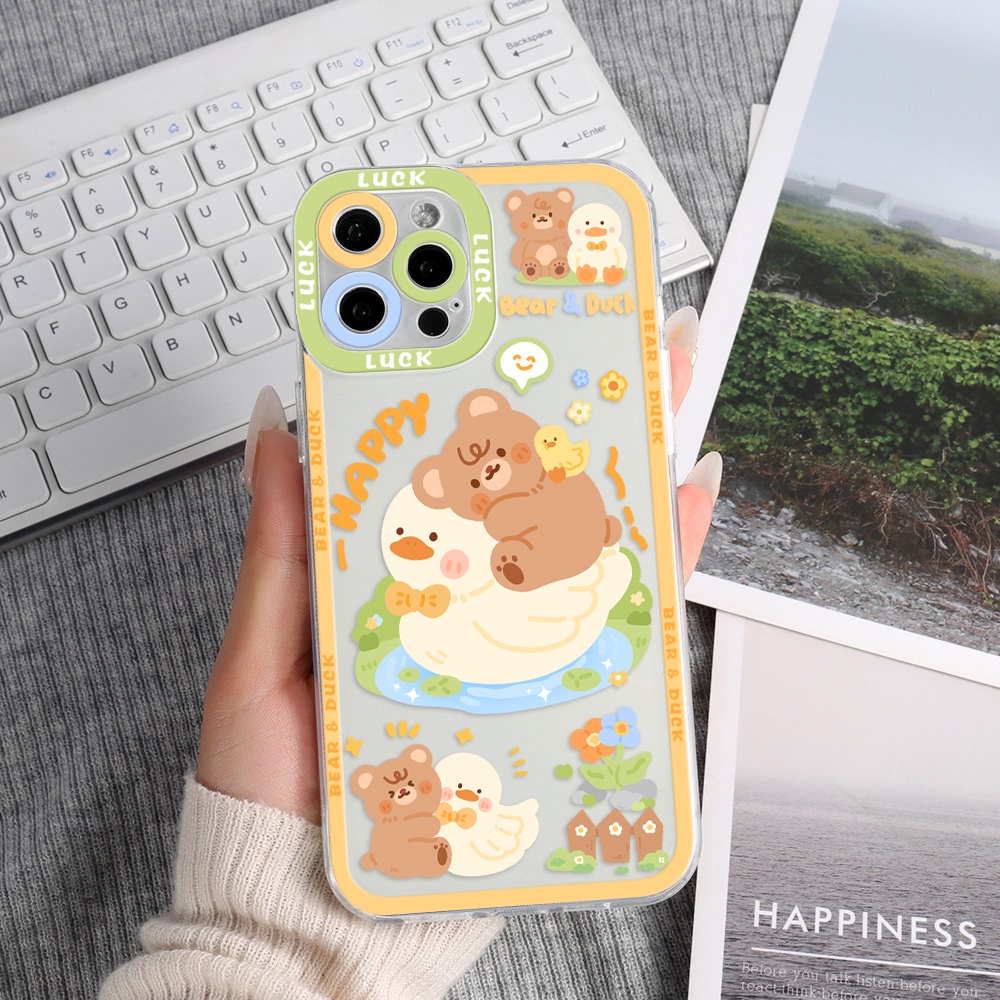 Ốp Điện Thoại Tpu Mềm Chống Sốc In Hình Thú Hoạt Hình Cho iPhone 11 12 13 pro max XS X XR XSMax 7 8 6 6s plus SE 2020
