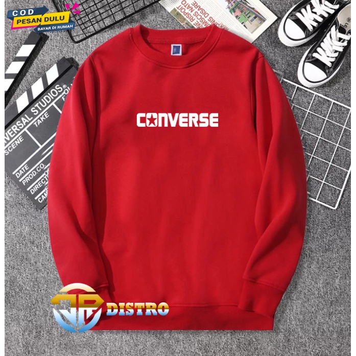 Áo Khoác Sweater In Logo Distro Convers Thời Trang Cao Cấp Cho Nam Và Nữ