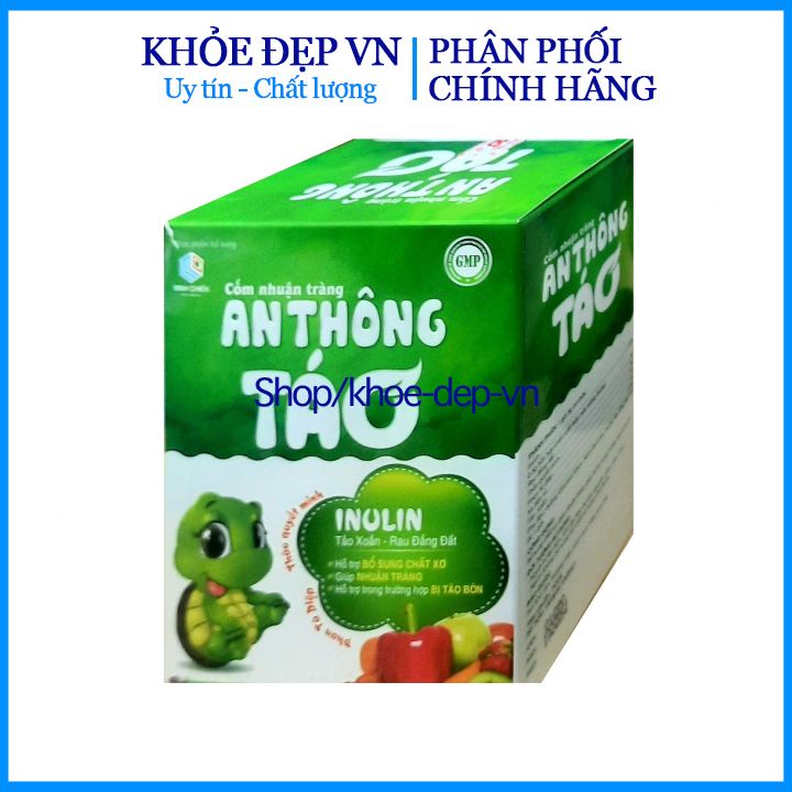 Cốm nhuận tràng An Táo Thông bổ sung chất xơ, nhuận tràng, hỗ trợ trường hợp bị táo bón  - Hộp 16 gói