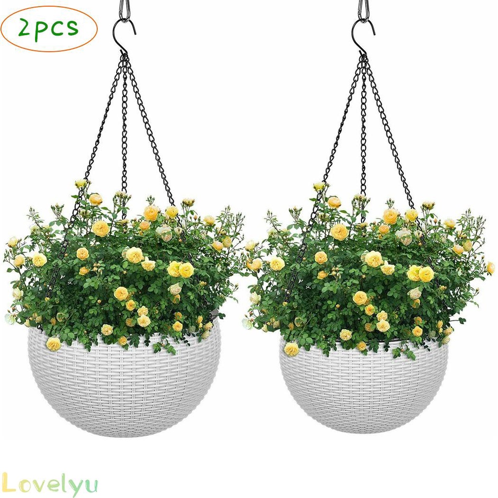 2 Chậu Hoa Treo Tường Tự Tưới Nước
