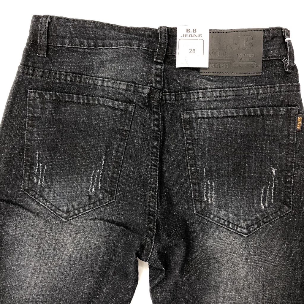 Quần Jean Nam chất đẹp rách gối phong cách Hàn Quốc quần bò nam cao cấp co giãn tốt QJ-307 | BigBuy360 - bigbuy360.vn