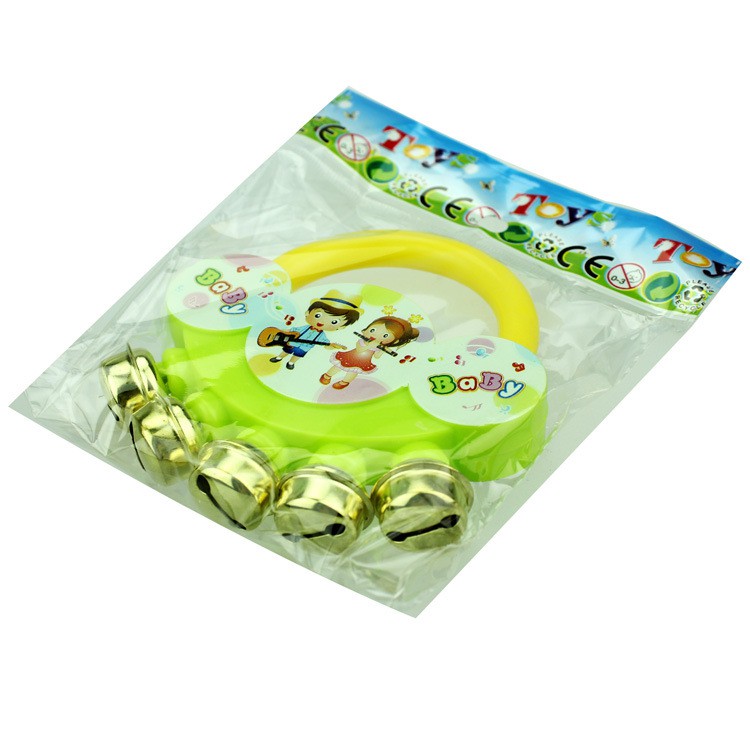 Đồ chơi lục lạc 5 chuông kim loại hàng chuẩn đẹp loại 1 kêu to rõ